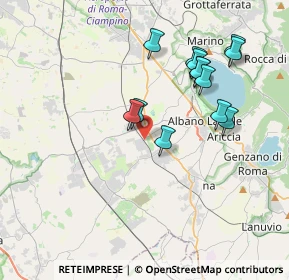 Mappa Via Arezzo, 00041 Albano Laziale RM, Italia (3.83692)