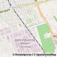 Hartă Albano Laziale