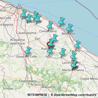 Mappa Via G. Murat, 70017 Putignano BA, Italia (16.72667)