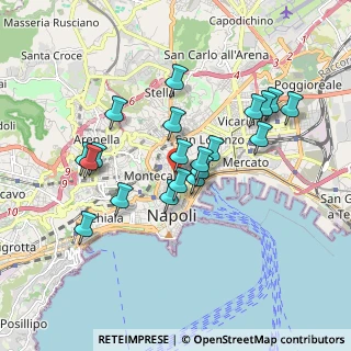 Mappa Via Mario Morgantini, 80134 Napoli NA, Italia (1.736)