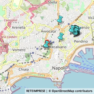 Mappa Via Pedamentina S. Martino, 80134 Napoli NA, Italia (1.28)