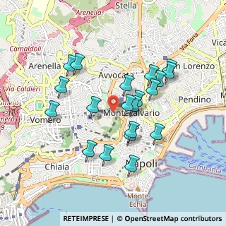 Mappa Via Pedamentina S. Martino, 80134 Napoli NA, Italia (0.9)