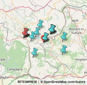 Mappa 83053 Sant'Andrea di Conza AV, Italia (10.4385)