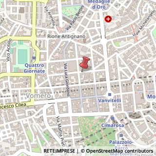Mappa Via Massimo Stanzione, 8, 80129 Napoli, Napoli (Campania)