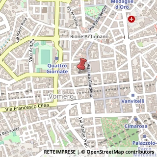 Mappa Via Antonio Pitloo, 7, 80128 Napoli, Napoli (Campania)
