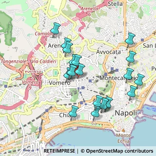 Mappa Via Gian Lorenzo Bernini, 80128 Napoli NA, Italia (1.006)
