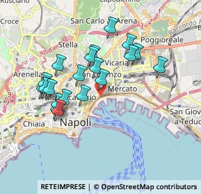 Mappa Via conceria al mercato, 80133 Napoli NA, Italia (1.802)