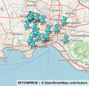 Mappa Via conceria al mercato, 80133 Napoli NA, Italia (6.3695)