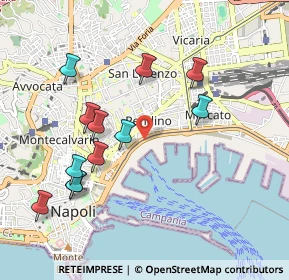 Mappa Via conceria al mercato, 80133 Napoli NA, Italia (1.0725)