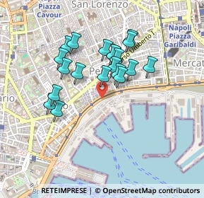 Mappa Via conceria al mercato, 80133 Napoli NA, Italia (0.403)