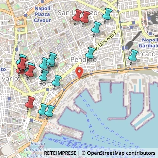 Mappa Via conceria al mercato, 80133 Napoli NA, Italia (0.7045)