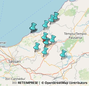 Mappa Via Giuseppe Mazzini, 07030 Bulzi SS, Italia (10.48571)