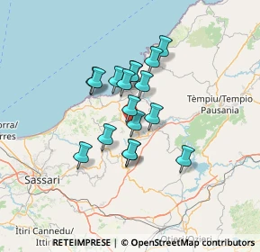 Mappa Via Giuseppe Mazzini, 07030 Bulzi SS, Italia (10.29471)