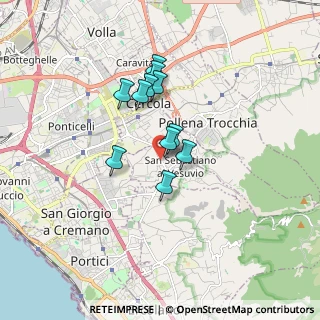 Mappa Via Libertà, 80040 San Sebastiano Al Vesuvio NA, Italia (1.33545)