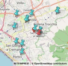 Mappa Via Libertà, 80040 San Sebastiano Al Vesuvio NA, Italia (2.01357)