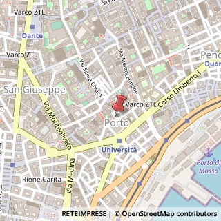 Mappa Via Sedile di Porto, 33, 80134 Napoli, Napoli (Campania)