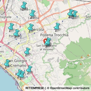 Mappa P. Belvedere, 80040 San Sebastiano al Vesuvio NA, Italia (3.06313)