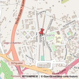 Mappa Via Catullo,  45, 80078 Pozzuoli, Napoli (Campania)