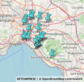 Mappa Via Conte Piromallo, 80040 San Sebastiano Al Vesuvio NA, Italia (5.784)