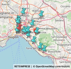 Mappa Via Conte Piromallo, 80040 San Sebastiano Al Vesuvio NA, Italia (7.10176)