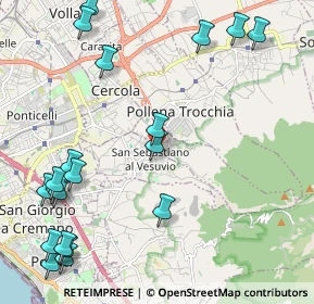 Mappa Via Conte Piromallo, 80040 San Sebastiano Al Vesuvio NA, Italia (3.0585)