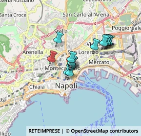Mappa Vico II Gravina, 80134 Napoli NA, Italia (1.26643)