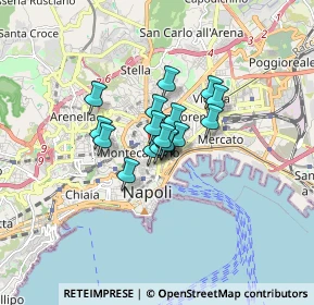 Mappa Vico II Gravina, 80134 Napoli NA, Italia (0.94765)