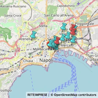 Mappa Via dei Carrozzieri a Monteoliveto, 80134 Napoli NA, Italia (1.296)