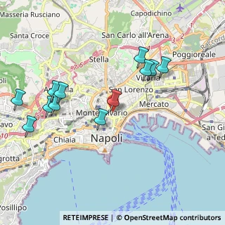 Mappa Via dei Carrozzieri a Monteoliveto, 80134 Napoli NA, Italia (2.25333)