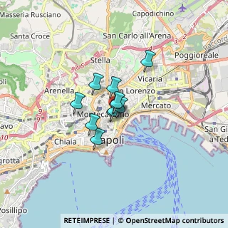 Mappa Via dei Carrozzieri a Monteoliveto, 80134 Napoli NA, Italia (0.87455)