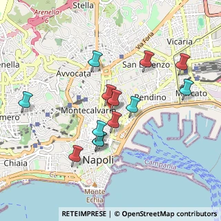 Mappa Via dei Carrozzieri a Monteoliveto, 80134 Napoli NA, Italia (0.92538)