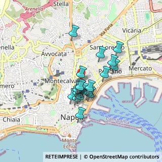 Mappa Via dei Carrozzieri a Monteoliveto, 80134 Napoli NA, Italia (0.668)