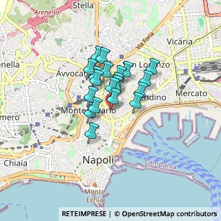 Mappa Via dei Carrozzieri a Monteoliveto, 80134 Napoli NA, Italia (0.5805)