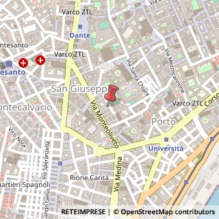 Mappa Via dei Carrozzieri a Monteoliveto, 13, 80134 Napoli, Napoli (Campania)