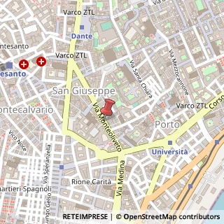 Mappa Via monteoliveto 33, 80134 Napoli, Napoli (Campania)