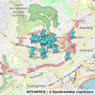 Mappa Via Tribuni della Plebe, 80126 Napoli NA, Italia (0.5025)