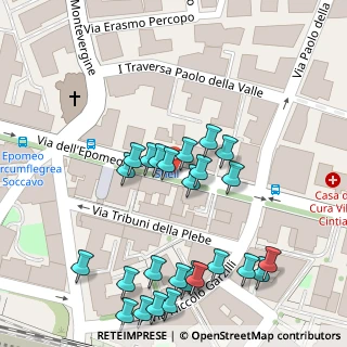 Mappa Via Tribuni della Plebe, 80126 Napoli NA, Italia (0.05769)