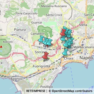 Mappa Via Tribuni della Plebe, 80126 Napoli NA, Italia (1.50176)