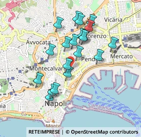 Mappa Vico S. Maria dell'Aiuto, 80134 Napoli NA, Italia (0.8755)