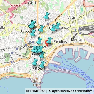 Mappa Largo Ecce Homo, 80134 Napoli NA, Italia (0.8425)