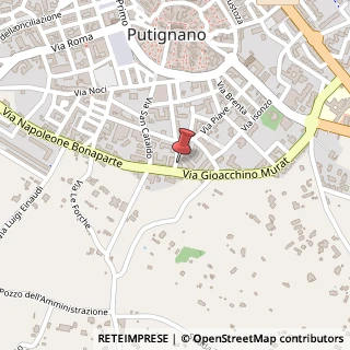 Mappa Via G. Pascoli, 69, 70017 Putignano, Bari (Puglia)