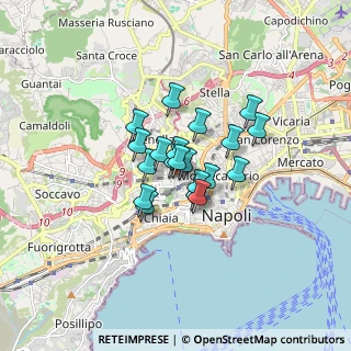 Mappa Via Antonio Sacchini, 80129 Napoli NA, Italia (1.0805)