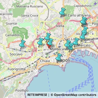 Mappa Via Antonio Sacchini, 80129 Napoli NA, Italia (2.23615)