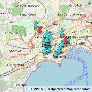 Mappa Via Antonio Sacchini, 80129 Napoli NA, Italia (1.0805)