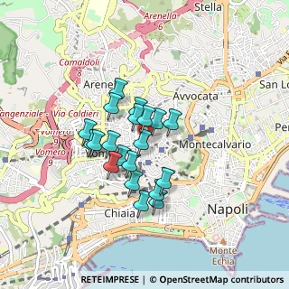 Mappa Via Antonio Sacchini, 80129 Napoli NA, Italia (0.688)