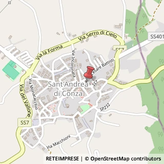 Mappa Piazza Pallante, 20, 83053 Sant'Andrea di Conza, Avellino (Campania)
