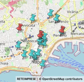 Mappa Vico I Gravina, 80134 Napoli NA, Italia (0.852)