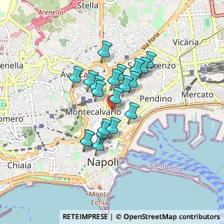 Mappa Vico I Gravina, 80134 Napoli NA, Italia (0.673)
