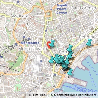 Mappa Vico I Gravina, 80134 Napoli NA, Italia (0.5425)
