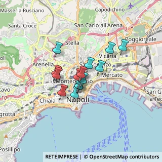 Mappa Via Monteoliveto, 80135 Napoli NA, Italia (1.14333)